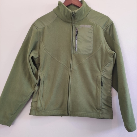 Vintage Spyder Full Zip Front Fleece Jacket Size Medium Vintage - Picture 3 of 14